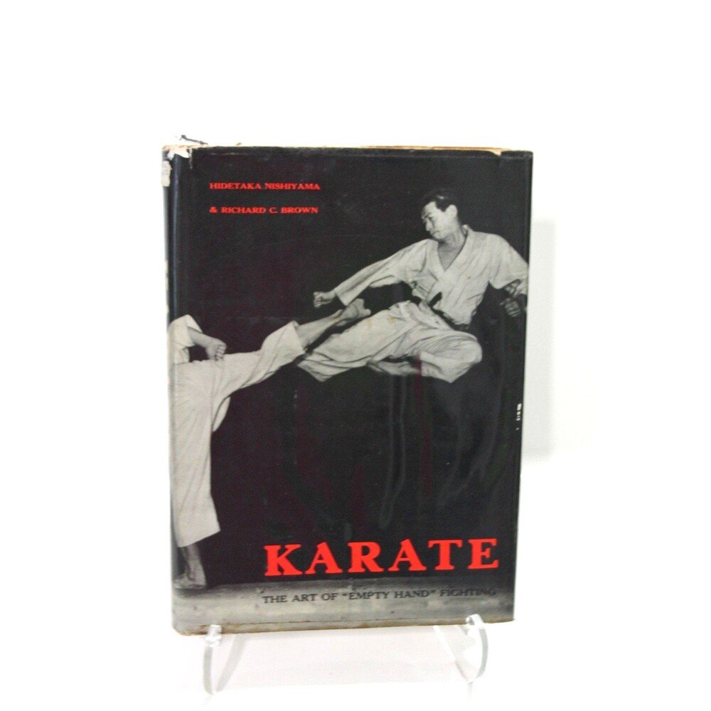 Karate Art of Empty Hand Fighting Hidetaka Nishiyama 1960 Martial Arts Book Vtg